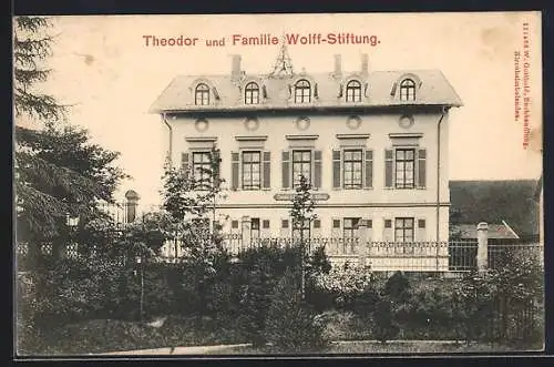 AK Kirchheimbolanden, Theodor und Familie Wolff-Stiftung