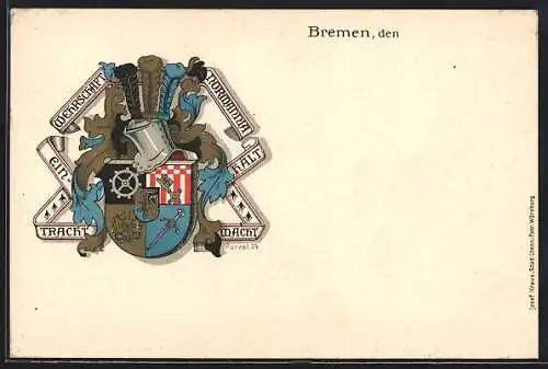 AK Bremen, Studentenwappen der Normannia