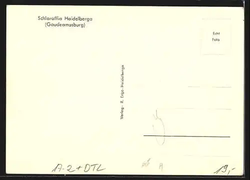 AK Heidelberg / Neckar, Schlaraffia Haidelberga, Gaudeamusburg