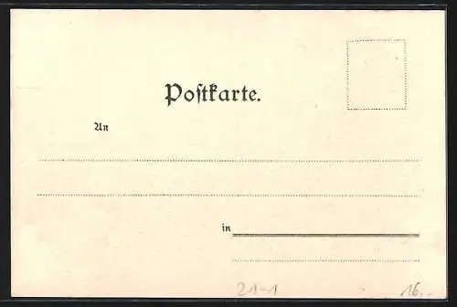 Lithographie Köln, Der Dom von Süden, Halt gegen das Licht