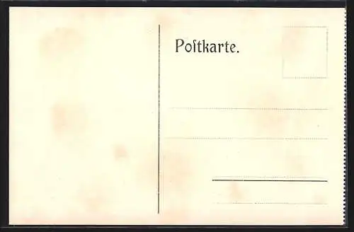 AK Begrüssung des nach glänzender Fahrt gelandeten Luftschiffes, Parsevaltag der Allg. Zeitung Chemnitz, 1910