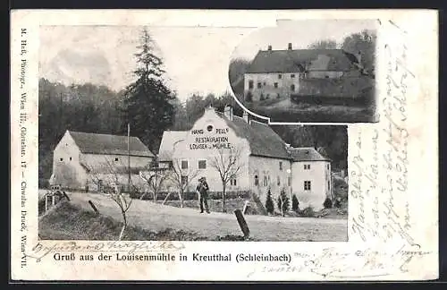 AK Kreuttal /Schleinbach, Hans Pell`s Restaurant Louisenmühle