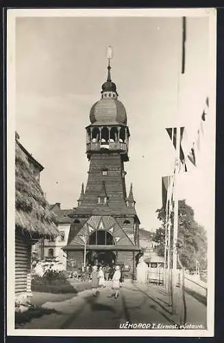 AK Uzhorod, I. Zivnostenská Výstava 1927