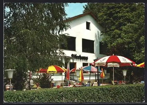 AK Orth /Donau, Gasthaus Uferhaus von Georg Humer, Aussenansicht