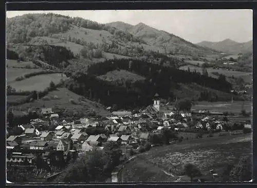 AK St. Veit a. d. Gölsen, Teilansicht aus der Vogelschau