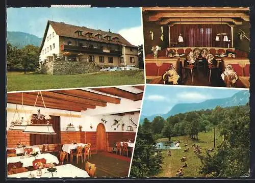 AK Stollhof, Hotel-Pension Loderhof, Bes. A. u. W. Baumgartner, Aussen- und Innenansicht