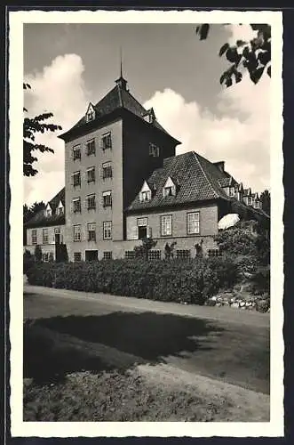 AK Rendsburg, Strasse an der Kolonialen Frauenschule