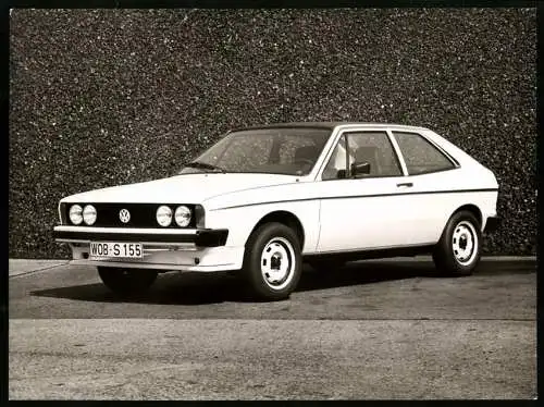 Fotografie Auto Volkswagen VW Scirocco, Coupe mit Kennzeichen Wolfsburg, Werkfoto