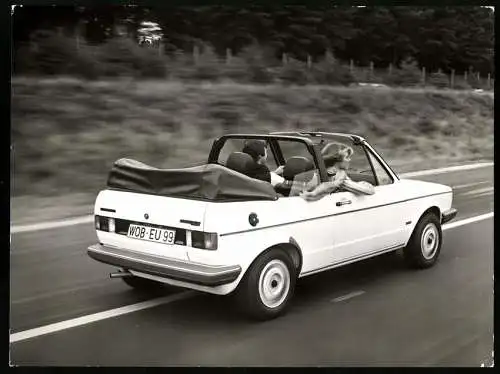 Fotografie Auto Volkswagen VW Golf I Cabrio, Werkfoto