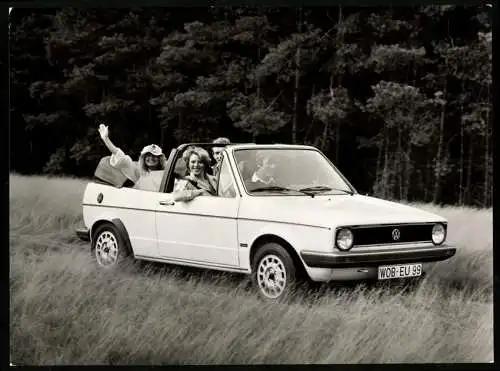 Fotografie Auto Volkswagen VW Golf I Cabrio, Werkfoto