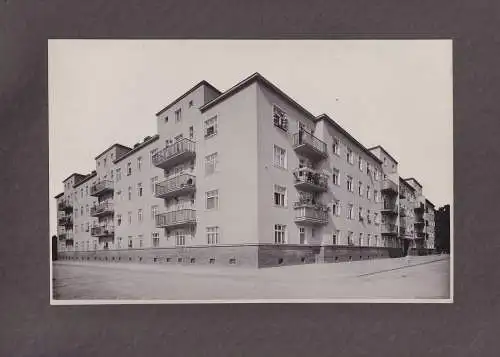 Fotoalbum mit 48 Fotografien 1931, Ansicht Wien XXI., Wohnungbau Rautenkranzgasse, Karl Stigler - Alois Rous