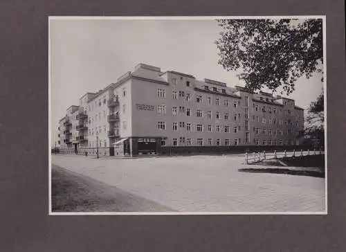 Fotoalbum mit 48 Fotografien 1931, Ansicht Wien XXI., Wohnungbau Rautenkranzgasse, Karl Stigler - Alois Rous