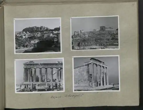 Fotoalbum mit 248 Fotografien & 5 Grafiken, Ansicht Damaskus, KdF Orientreise 1938 General von Steuben Jerusalem Kairo