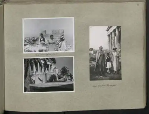 Fotoalbum mit 248 Fotografien & 5 Grafiken, Ansicht Damaskus, KdF Orientreise 1938 General von Steuben Jerusalem Kairo