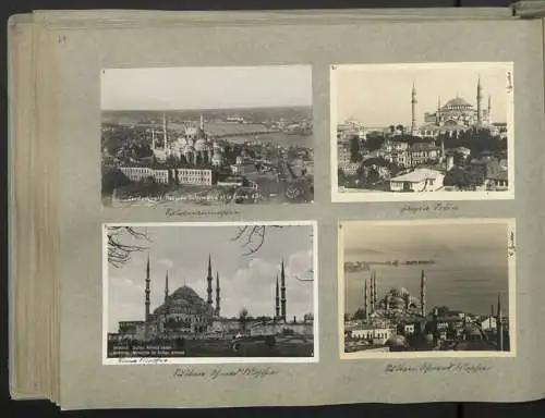 Fotoalbum mit 248 Fotografien & 5 Grafiken, Ansicht Damaskus, KdF Orientreise 1938 General von Steuben Jerusalem Kairo