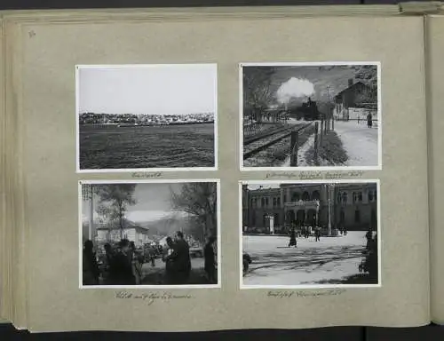 Fotoalbum mit 248 Fotografien & 5 Grafiken, Ansicht Damaskus, KdF Orientreise 1938 General von Steuben Jerusalem Kairo