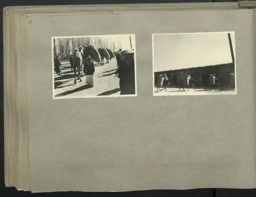 Fotoalbum mit 248 Fotografien & 5 Grafiken, Ansicht Damaskus, KdF Orientreise 1938 General von Steuben Jerusalem Kairo