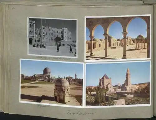 Fotoalbum mit 248 Fotografien & 5 Grafiken, Ansicht Damaskus, KdF Orientreise 1938 General von Steuben Jerusalem Kairo