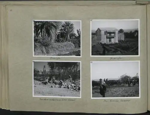 Fotoalbum mit 248 Fotografien & 5 Grafiken, Ansicht Damaskus, KdF Orientreise 1938 General von Steuben Jerusalem Kairo