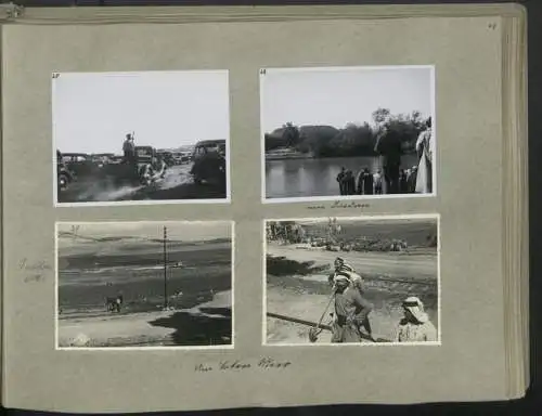 Fotoalbum mit 248 Fotografien & 5 Grafiken, Ansicht Damaskus, KdF Orientreise 1938 General von Steuben Jerusalem Kairo