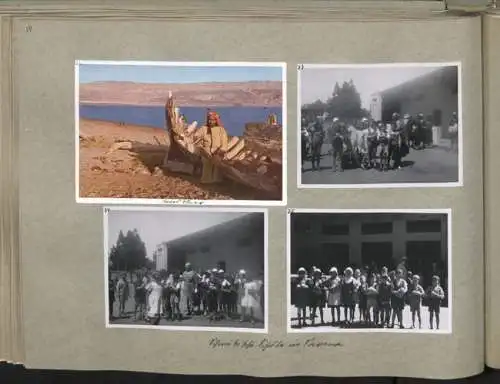 Fotoalbum mit 248 Fotografien & 5 Grafiken, Ansicht Damaskus, KdF Orientreise 1938 General von Steuben Jerusalem Kairo