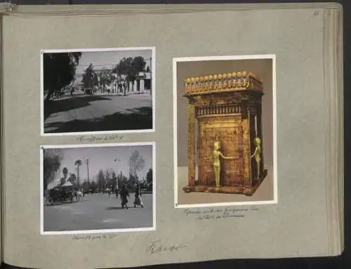 Fotoalbum mit 248 Fotografien & 5 Grafiken, Ansicht Damaskus, KdF Orientreise 1938 General von Steuben Jerusalem Kairo