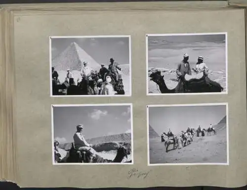 Fotoalbum mit 248 Fotografien & 5 Grafiken, Ansicht Damaskus, KdF Orientreise 1938 General von Steuben Jerusalem Kairo