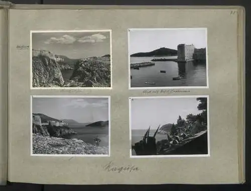 Fotoalbum mit 248 Fotografien & 5 Grafiken, Ansicht Damaskus, KdF Orientreise 1938 General von Steuben Jerusalem Kairo