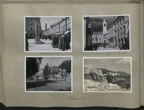 Fotoalbum mit 248 Fotografien & 5 Grafiken, Ansicht Damaskus, KdF Orientreise 1938 General von Steuben Jerusalem Kairo