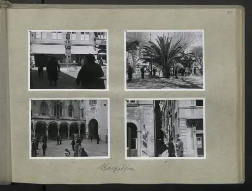 Fotoalbum mit 248 Fotografien & 5 Grafiken, Ansicht Damaskus, KdF Orientreise 1938 General von Steuben Jerusalem Kairo