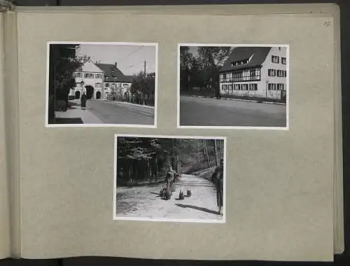 Fotoalbum mit 248 Fotografien & 5 Grafiken, Ansicht Damaskus, KdF Orientreise 1938 General von Steuben Jerusalem Kairo