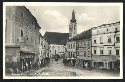 AK Peuerbach, Blick in die Strasse