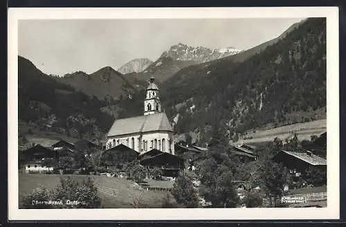 AK Virgen, Obermauern mit Kirche