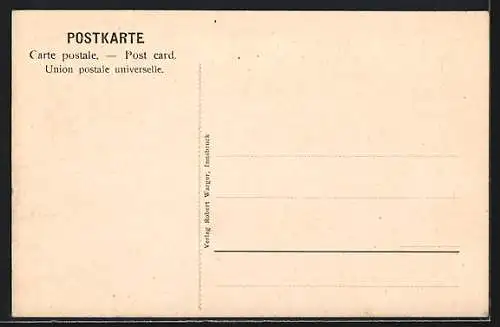 AK Mieders /Stubaital, Ortsansicht mit Schlickerspitze und Saile