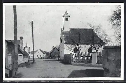 AK Wartmannstetten, Blick in die Ortschaft