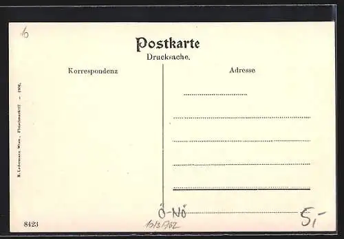 AK Lilienfeld, das P.P. Cistercienser-Kloster von der Brücke aus