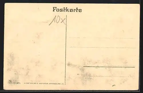 AK Dahn / Pfälz. Schweiz, Häuser der Ortschaft unterm Jungfernsprung