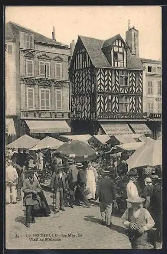 AK La Rochelle, Le Marché Vieilles Maisons