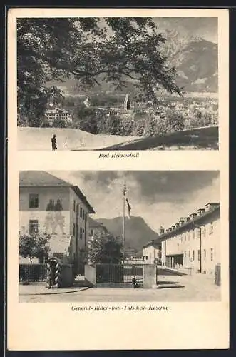 AK Bad Reichenhall, Gesamtansicht, General Ritter von Tutschek-Kaserne