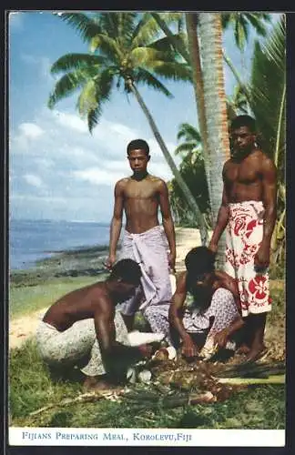 AK Korolevu, Fijians preparing Meal