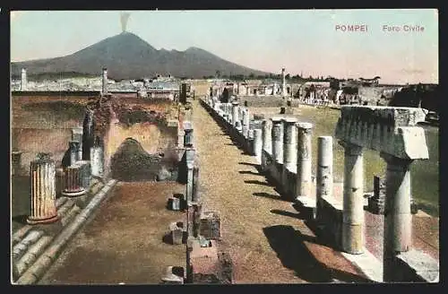 AK Pompei, Foro Civile, Ausgrabung