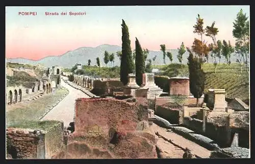 AK Pompei, Strada dei Sepolcri