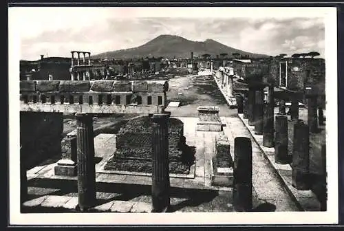 AK Pompei, Foro Civile, Ausgrabung