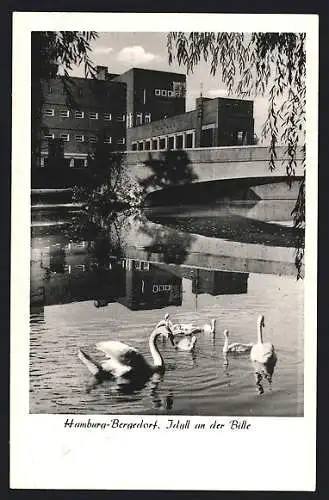 AK Hamburg-Bergedorf, Idyll an der Bille