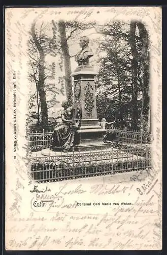 AK Eutin, Denkmal Carl Maria von Weber