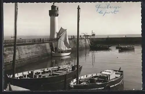 AK Quiberon, Les jetées de Port-Haliguen