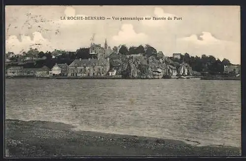 AK La Roche-Bernard, Vue panoramique sur l`entrée du Port