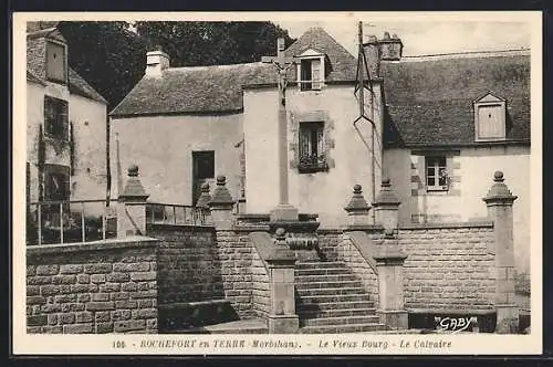 AK Rochefort-en-Terre, Le Vieux Bourg, Le Calvaire