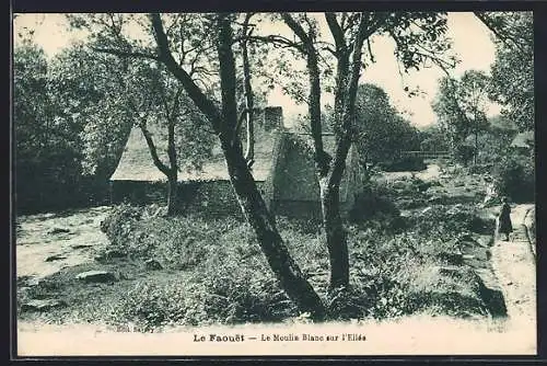 AK Le Faouet, Le Moulin Blanc sur l`Ellée