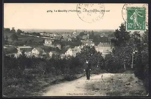 AK La Gacilly, Vue générale côté sud